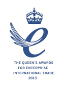 The Queens Award for Enterprise & International Trade 2013