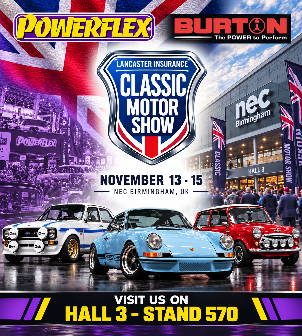 Classic Motor Show  Hall 3 Showcase