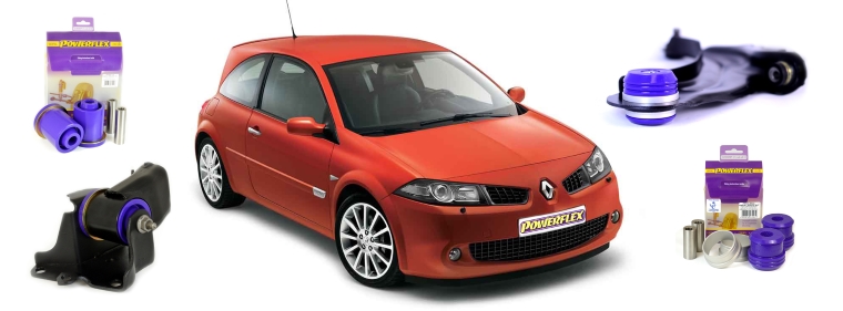 Renault Mégane II inc RS 225, R26 and Cup