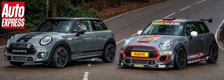 Ultimate MINI track battle: MINI Challenge 210 vs MINI Challenge race car