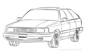 200 Quattro inc Avant Typ 44 (C3) (11/84-11/90)