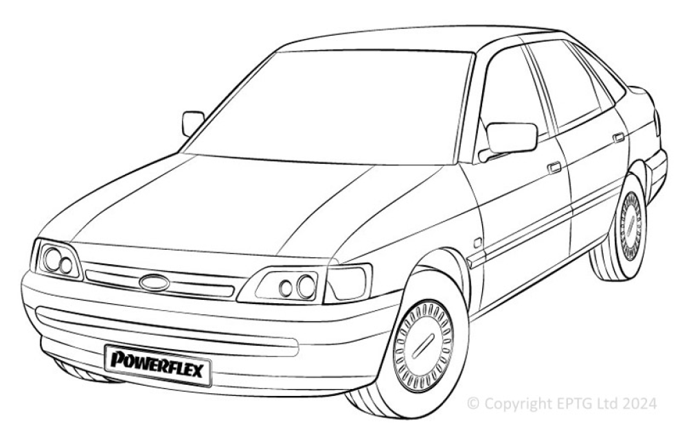 Escort MK5,6 &amp; 7 inc RS2000, Orion Mk3 (1990-2001)