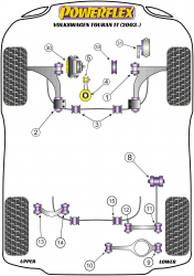 Speed equipment - Powerflex Diagram Volkswagen - Touran 1T (2003-) (PFR85-515-21.7)