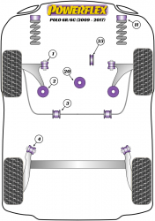 Speed equipment - Powerflex Diagram Volkswagen - Polo 6R (2009-) (PFF85-620)