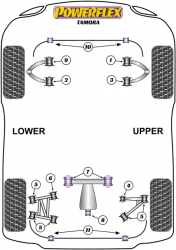 Speed equipment - Powerflex Diagram TVR - Tamora (PF79-111)