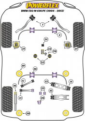 Speed equipment - Powerflex Diagram BMW - E81, E82, E87 & E88 1 Series (2004-2013) (PFR5-1210-22.5)