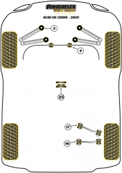 Speed equipment - Powerflex Diagram Audi - A6 (2006-2011) (PFF3-725BLK)