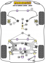 Speed equipment - Powerflex Diagram BMW - E84 X1 (2008-2015) (PFR5-426)