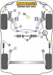 Speed equipment - Powerflex Diagram Seat - Cordoba (1993-2002) (PFF85-280)