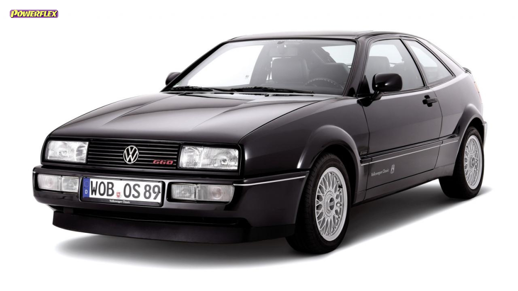 Powerflex Black für VW Corrado Achse zu Karosserie HA 