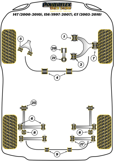 Black Series Part Diagram