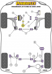 Speed equipment - Powerflex Diagram Volkswagen - Jetta, Bora, Vento Mk5 1K (2005â€“2010) (PFR85-515-19.6)