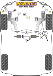 Speed equipment - Powerflex Diagram Seat - Inca (1996 - 2003) (PFF85-201)