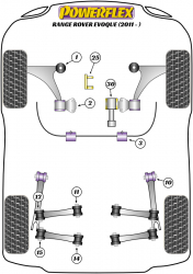 Speed equipment - Powerflex Diagram Land Rover - Range Rover Evoque (2011 - ) (PFF19-1603-21)