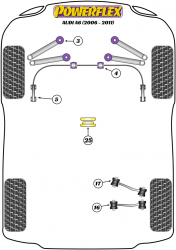 Speed equipment - Powerflex Diagram Audi - A6 (2006-2011) (PFF3-725)