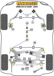 Speed equipment - Powerflex Diagram BMW - E84 X1 (2008-2015) (PFF5-4602-26.5)