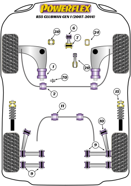 Road Series Part Diagram