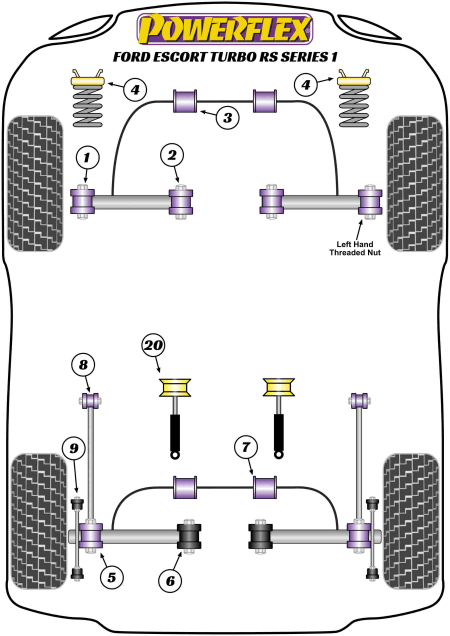 Road Series Part Diagram