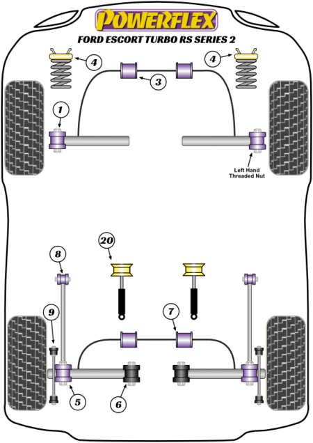Road Series Part Diagram