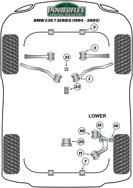 Heritage Collection Part Diagram