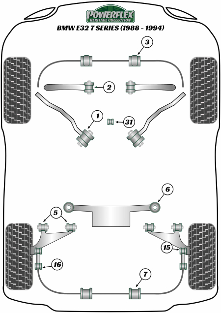 Heritage Collection Part Diagram