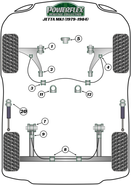 Heritage Collection Part Diagram