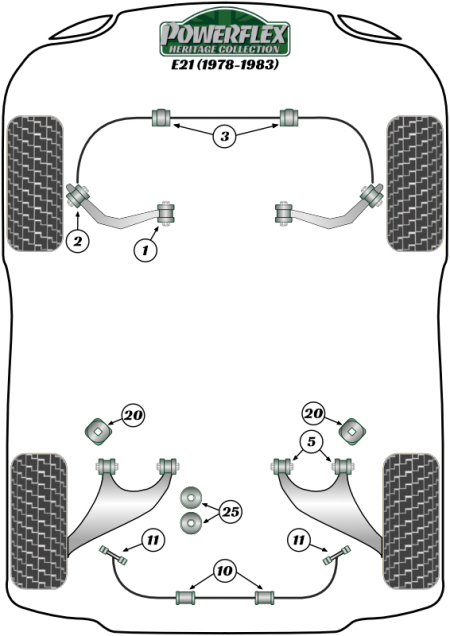 Heritage Collection Part Diagram