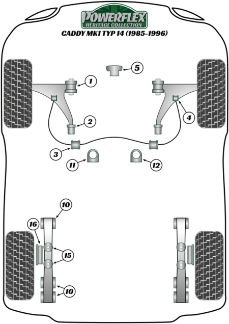Heritage Collection Part Diagram