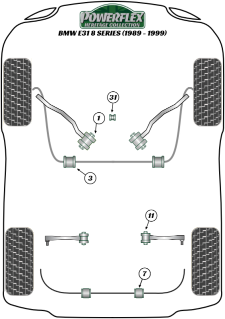 Heritage Collection Part Diagram