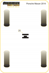 Speed equipment - Powerflex Diagram Porsche - Macan (2014-) (PFF3-725BLK)