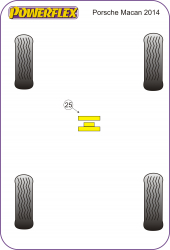 Speed equipment - Powerflex Diagram Porsche - Macan (2014 -) (PFF3-725)